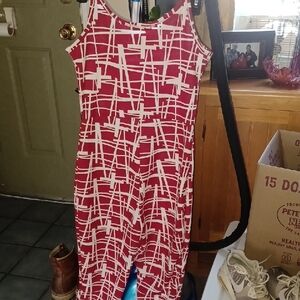 Red And White Jumper Sz Sm